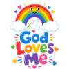 God Loves Me Rainbow