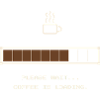 Funny Coffee Loading Progress Bar T-Shirt
