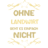 Landwirt als Spruch