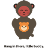 Süßes Punch the Monkey virales Meme-T-Shirt