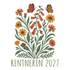 Pensioner 2027 Wildflowers with butterflies
