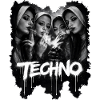 Techno Nuns Black-Grey