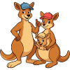 Kangaroo Family