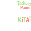 Kita Abschied Fox Illustration