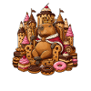 Royal Capybara in the Dessert Kingdom