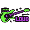 E Guitar Loud Logo