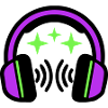 Headphones Stars Icon