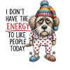 Funny Sleepy Dog Design