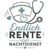 Endlich in Rente – Krankenschwester & Stethoskop