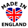 British flag in heart design