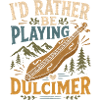  Hackbrett Dulcimer-Musiker Zupfinstrument