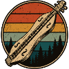  Hackbrett Dulcimer-Musiker Zupfinstrument