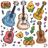 Ukulele Cartoon Style