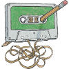Cassettes Chaos Tape Art