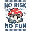 Mushroom motif: Ride the waves