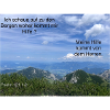 Bergblick Psalm Vertrauen