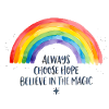 Bemalter Regenbogen