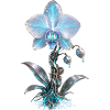 Mechanical Azure Orchid