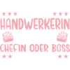 Handwerkerin oder Chefin Handwerk