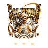 Solitude Golden Angel Skull