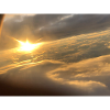 Sunlight over a sea of clouds