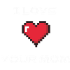 Cœur de pixels J’aime ta mère