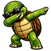 Dabbing Turtle