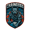Dog Chained Football Patch