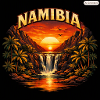 Namibia Sunset Palm Falls
