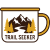 Mountains Mug Hiking Logo