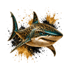 Requin glam léopard