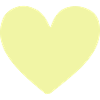 Pastel Heart Yellow Clothing Print