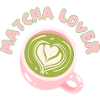 Matcha Lover Cup Heart Latte