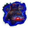 Neon Bear Concert Style Jacket