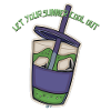Summer Cool Drink Sticker