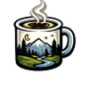 Nightscape in a coffee mug