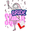 Bride Squad Confetti Illustration