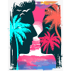 Neon Tropics Silhouette Romance