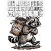 Kaffee Waschbär