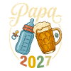 Papa 2027 – Retro-Bier-und-Flaschen-Geschenk