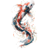 Floral Mechanical Koi
