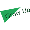 Grow Up Green Triangle Motif