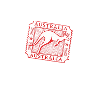 Australian Kangaroo Stamp Art