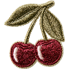 Cherries Embroidery Patch Design