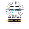 Yeux en strass bleus