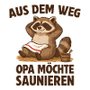 Sauna Opa möchte Saunieren