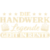 Handwerk Abschied Handwerker in Rente