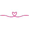 Minimal Heart Line | Pink Love Design