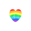 Pride Herz - Regenbogen Design