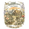 Landhaus und Wildblumen